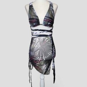 Tropical (3) )Piece Women's Swimsuit Set